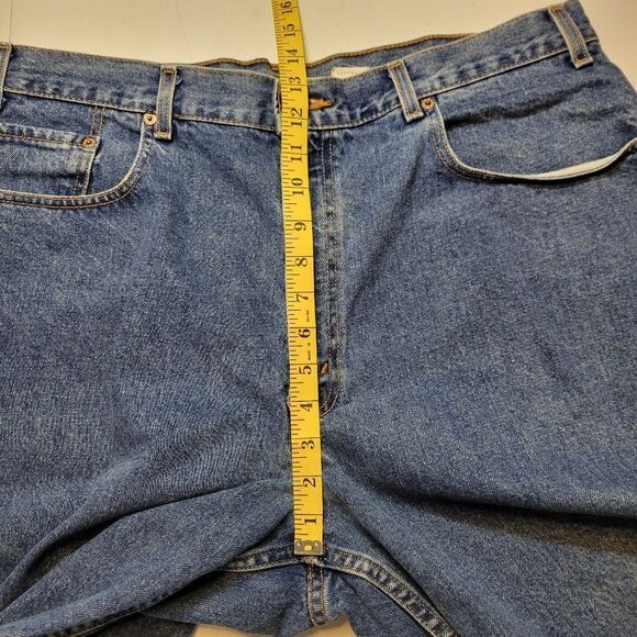 Levi's 560 Loose Fit Vintage Y2K  Classic Blue Denim Shorts Jorts Men's - Picture 7 of 8